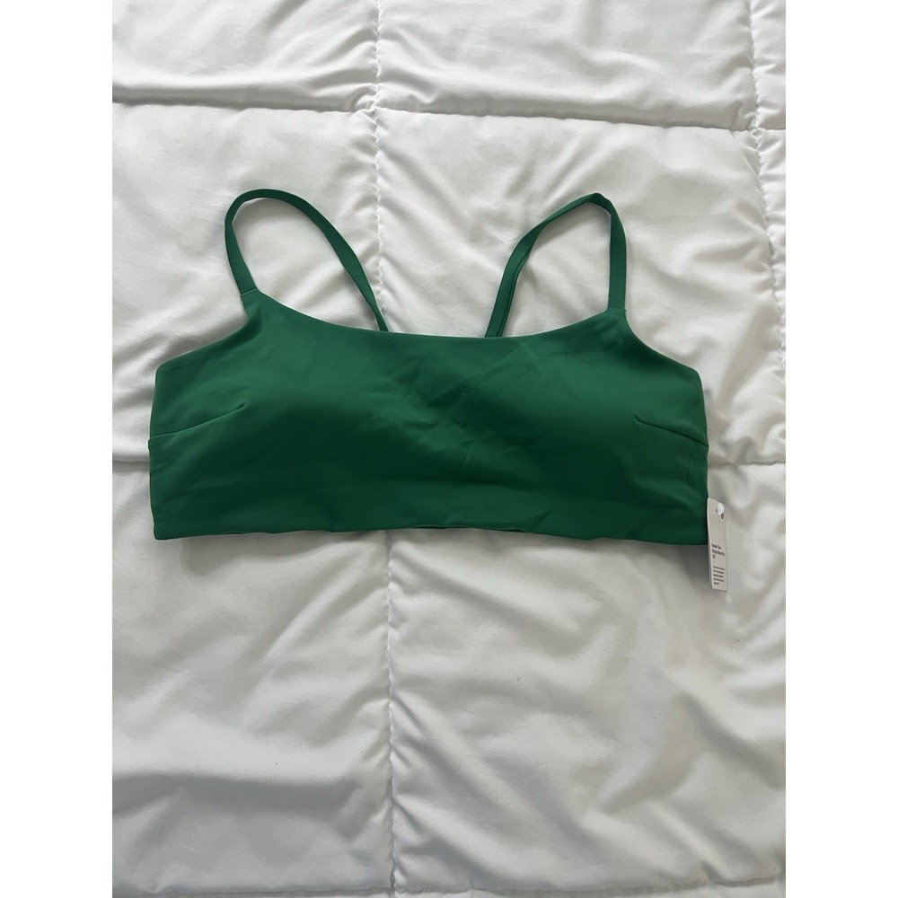 lululemon Wunder Train Strappy Racer Bra, C/D Cup Green Size 14 (179) - Picture 2 of 5